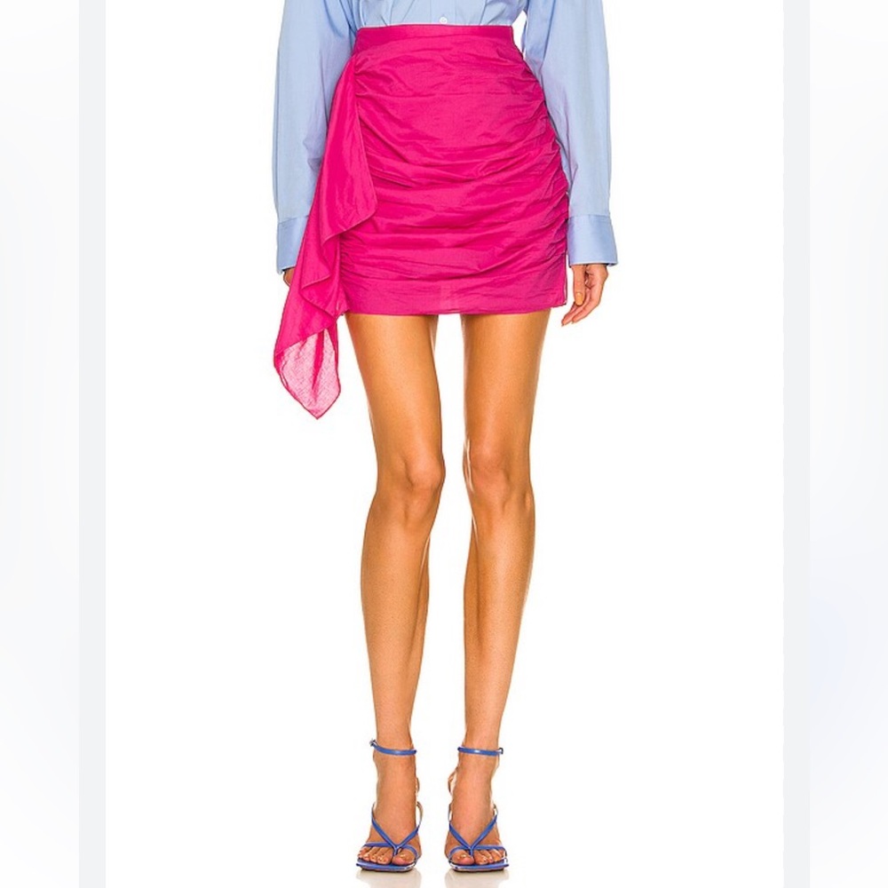 RHODE Hannah Skirt in Hot Pink
